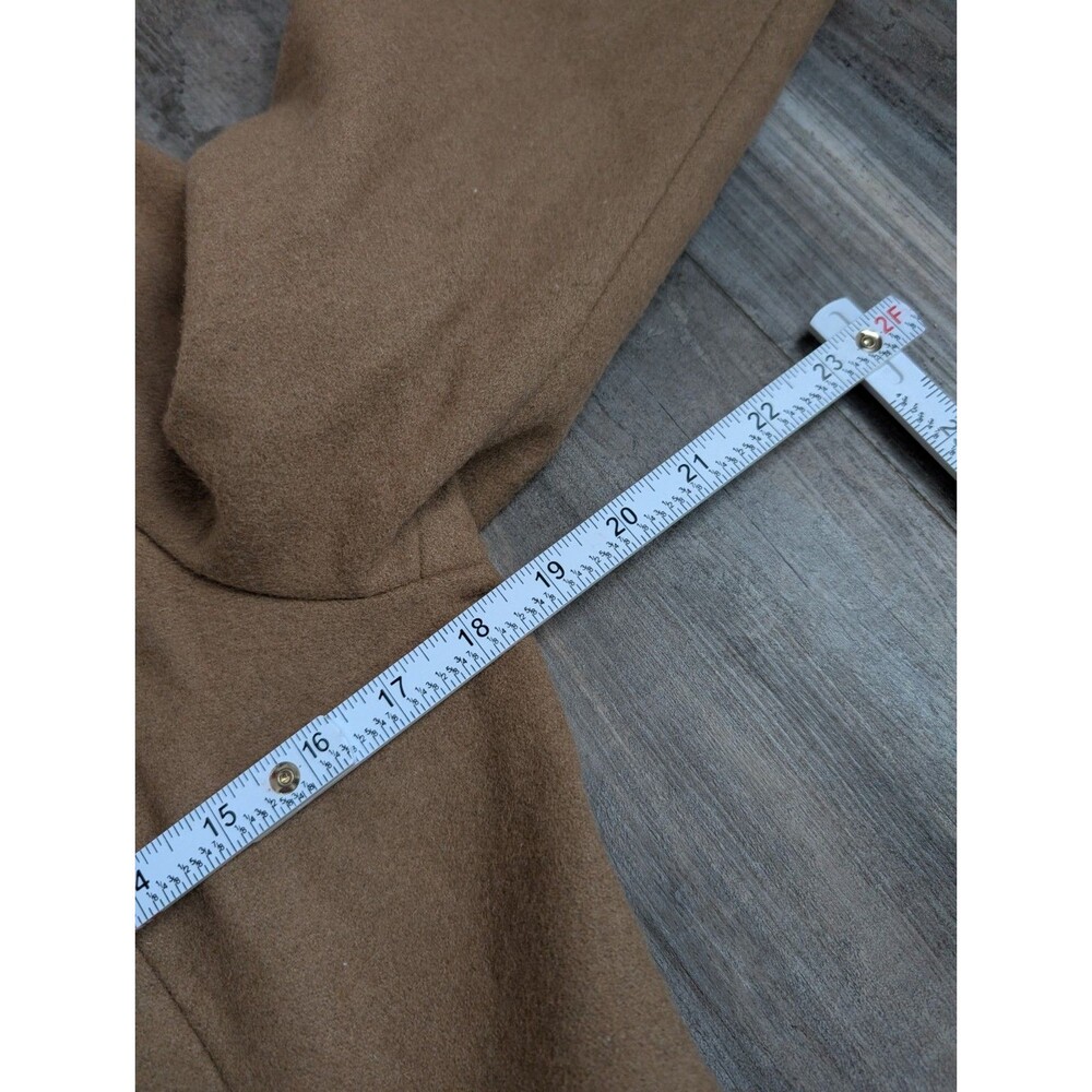 NEW Banana Republic Wool Blend Topcoat Camel Brown Men's XS $249 594210 NWT - Picture 7 of 11
